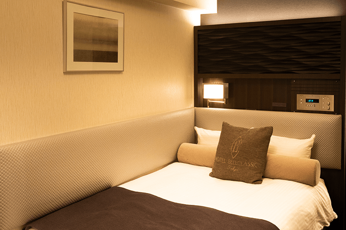 ホテルベルクラシック東京 シングルルームの特徴 寝心地のよさを追求したベッド