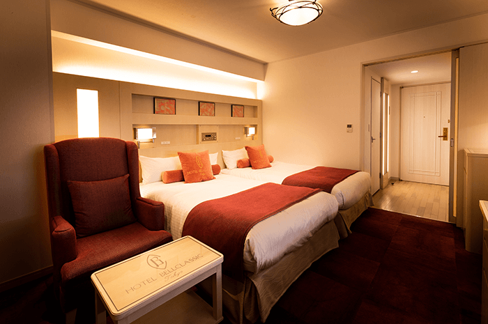 ツインルーム 宿泊 ホテルベルクラシック東京
